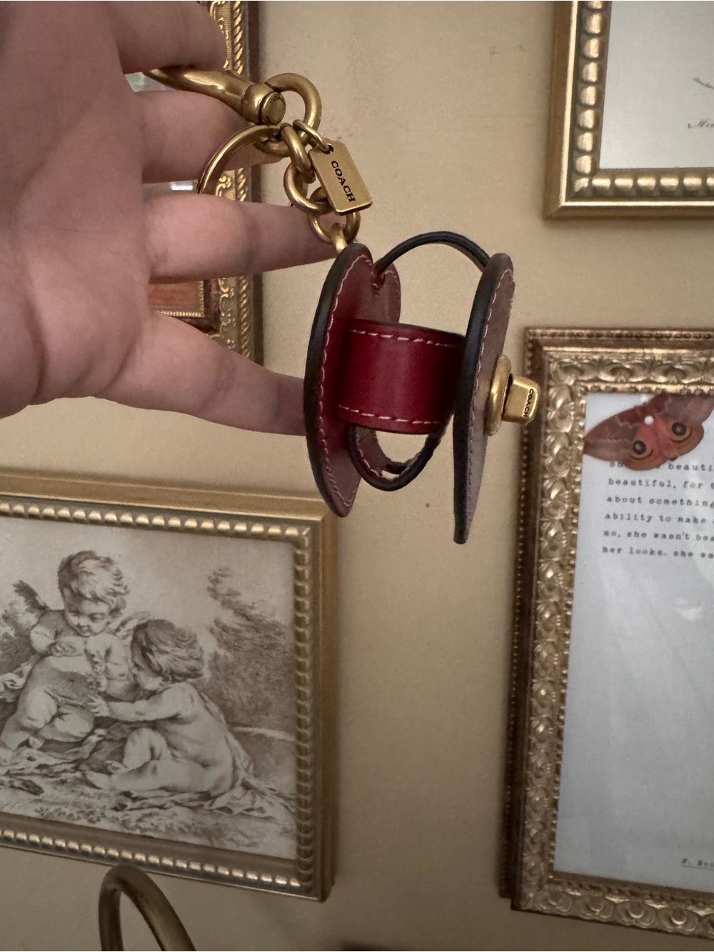 Coach ReLoved Red Heart AirPod case - Picture 3 of 5